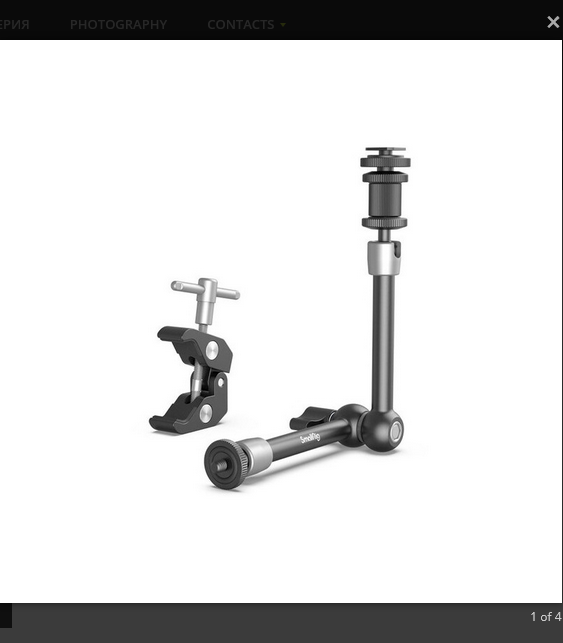 SmallRig 3726 Magic Arm Clamp Strong Super Clamp Mount (11in)